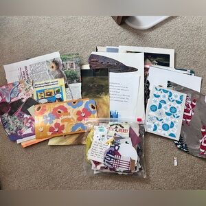 Junk Journal Paper, Postcards, Stamps, Stickers, etc